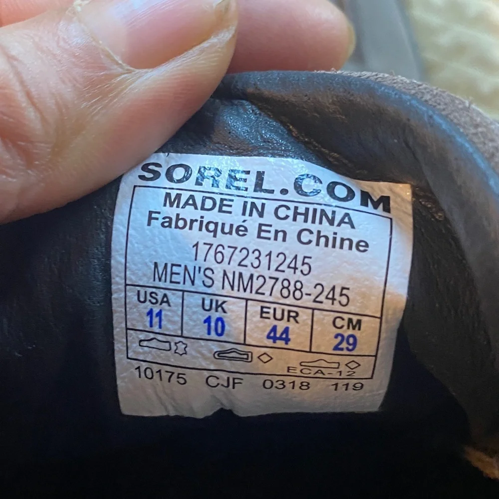 Sorel Men's Madson Moc Toe Waterproof Lace Up Boots Major 1767231-245 NEW